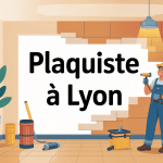 plaquiste lyon en action sur chantier de rénovation