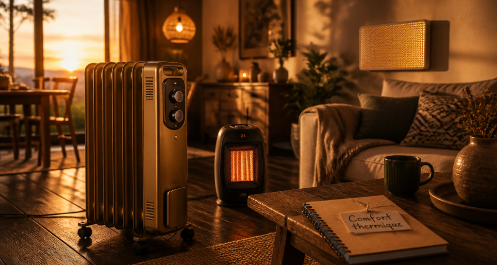 Chauffage d'appoint basse consommation radiateur céramique infrarouge