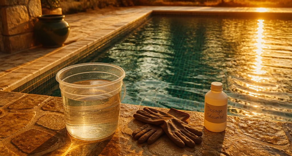 dosage acide chlorhydrique piscine eau verte