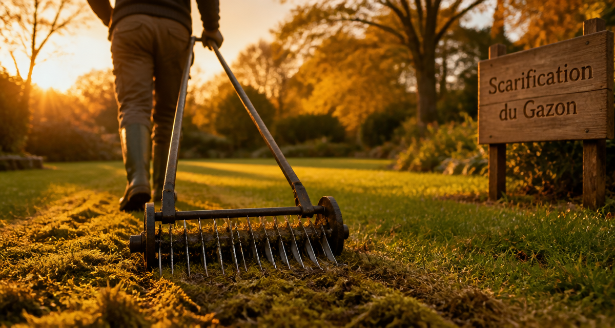 Quand scarifier pelouse jardinier scarification gazon