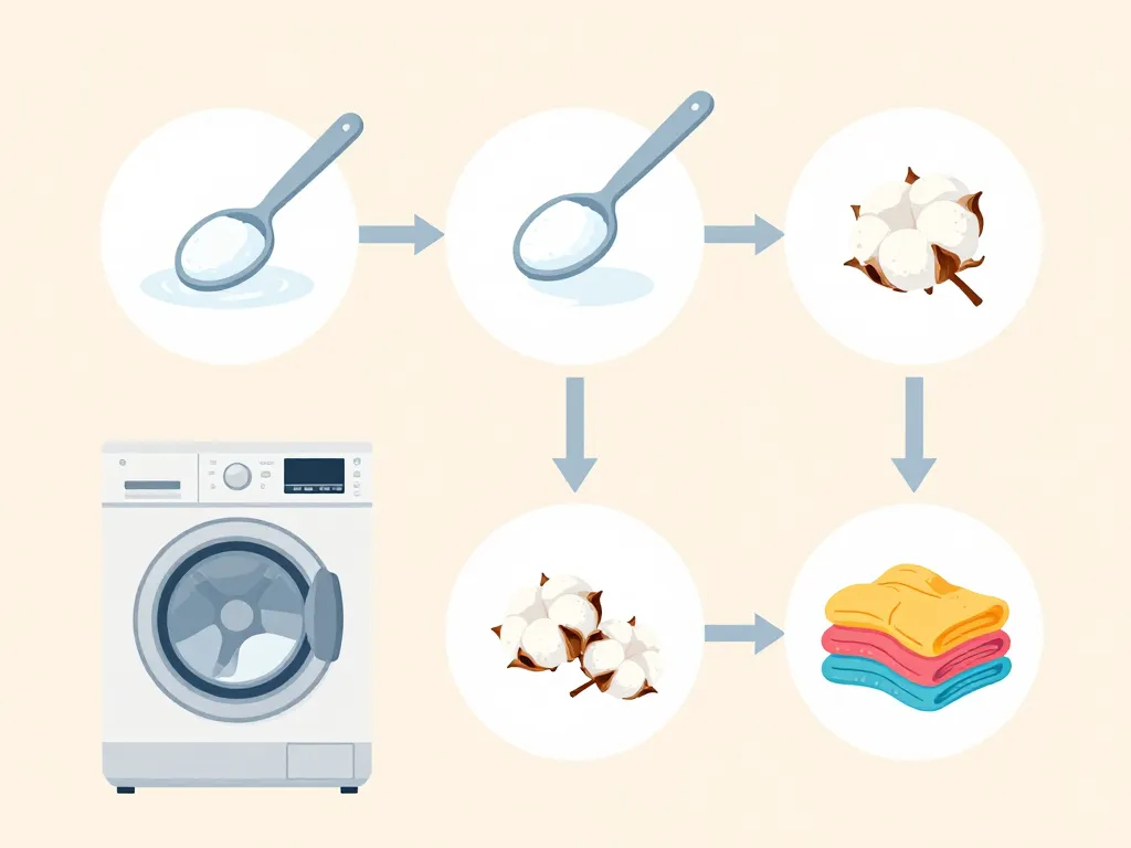 bicarbonate de soude lessive diagramme ajout sans abîmer linge