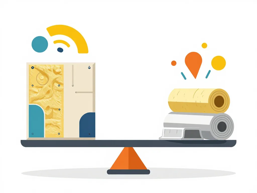 Comparaison Calibel autres isolants schema