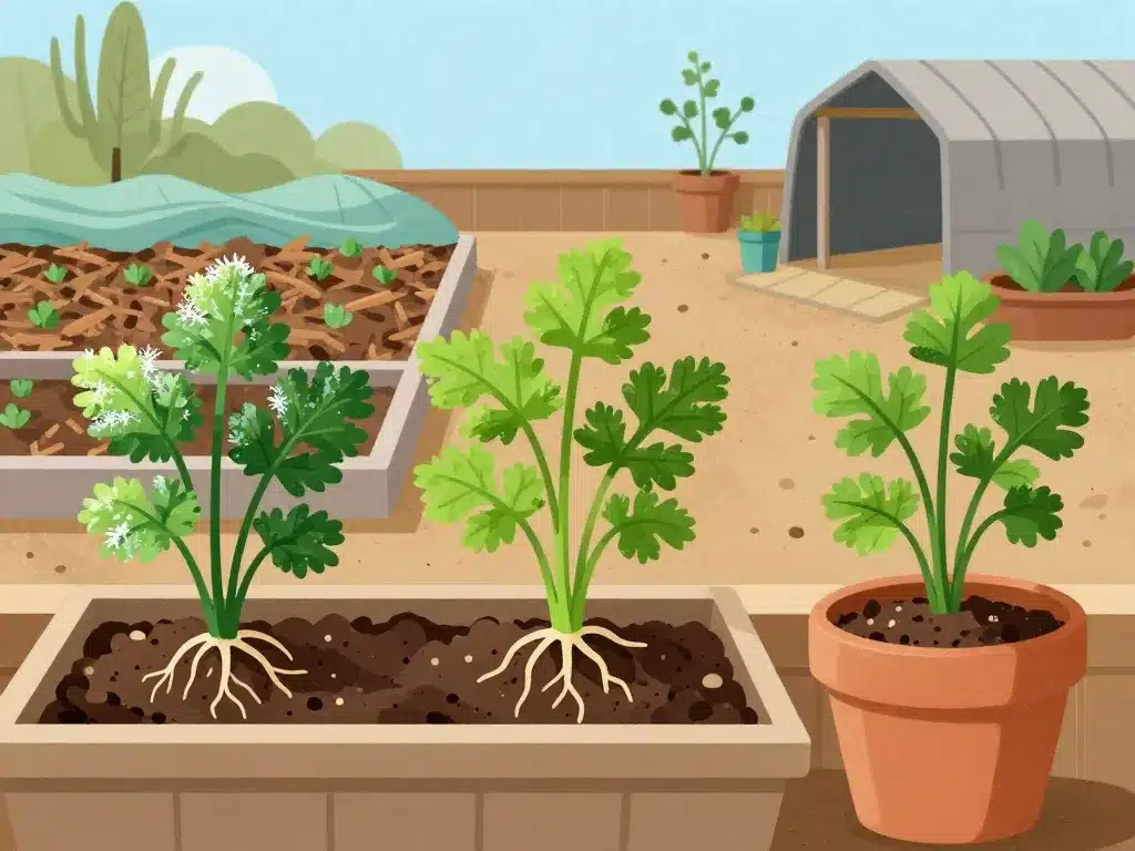 conditions survie hiver le persil repousse t il l année suivante