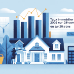 taux immobilier 2025 sur 25 ans illustration stratégie crédit