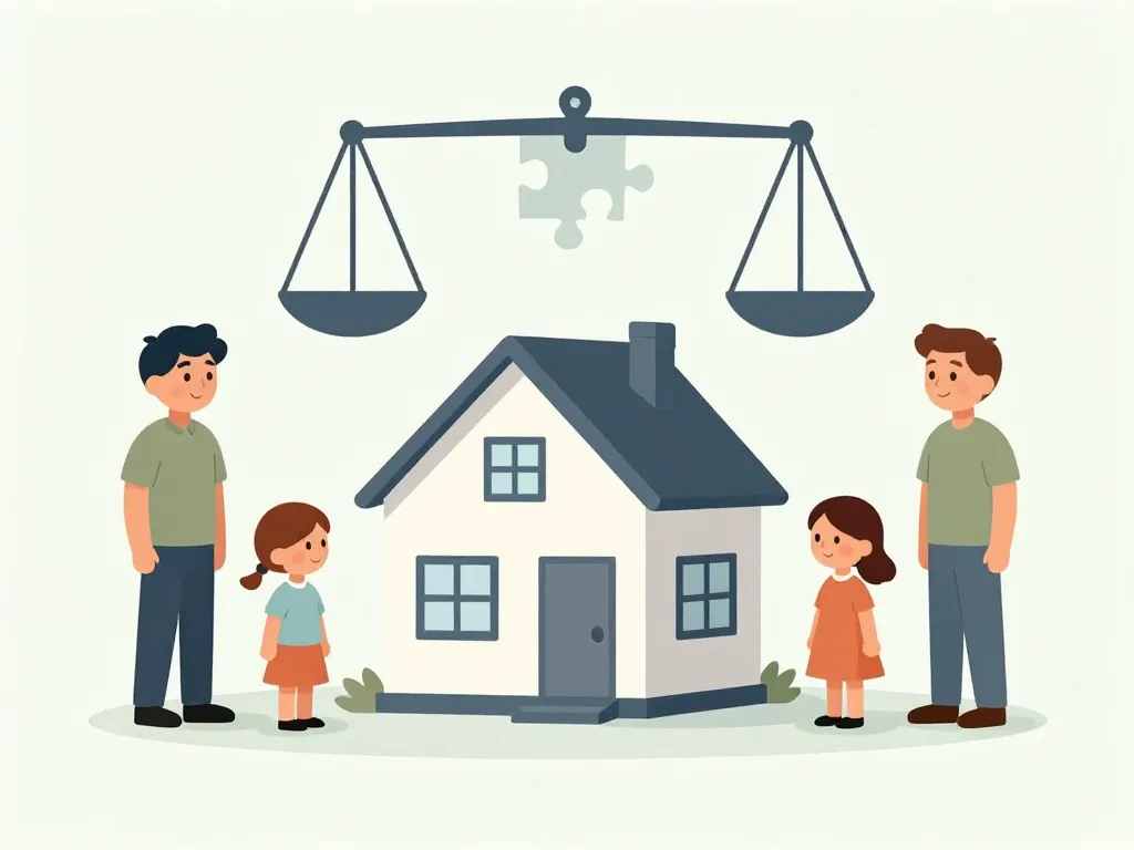 heritage d'une maison entre frere et soeur valorisation partage