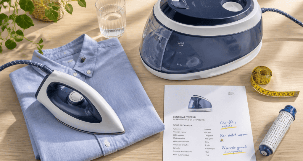 comment choisir une centrale vapeur sur table en bois avec accessoires