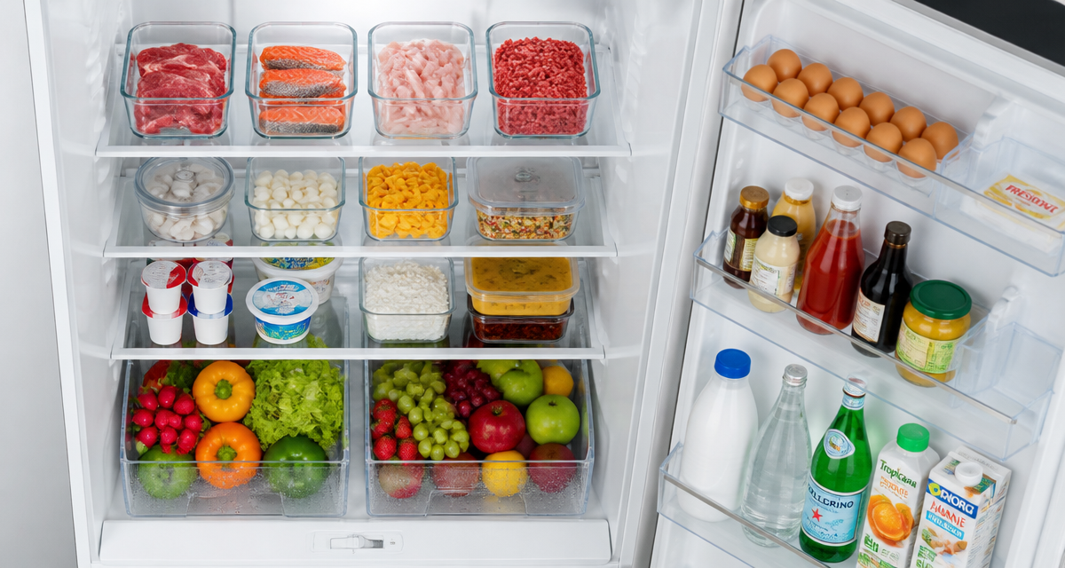 comment ranger son frigo étagères bien rangées