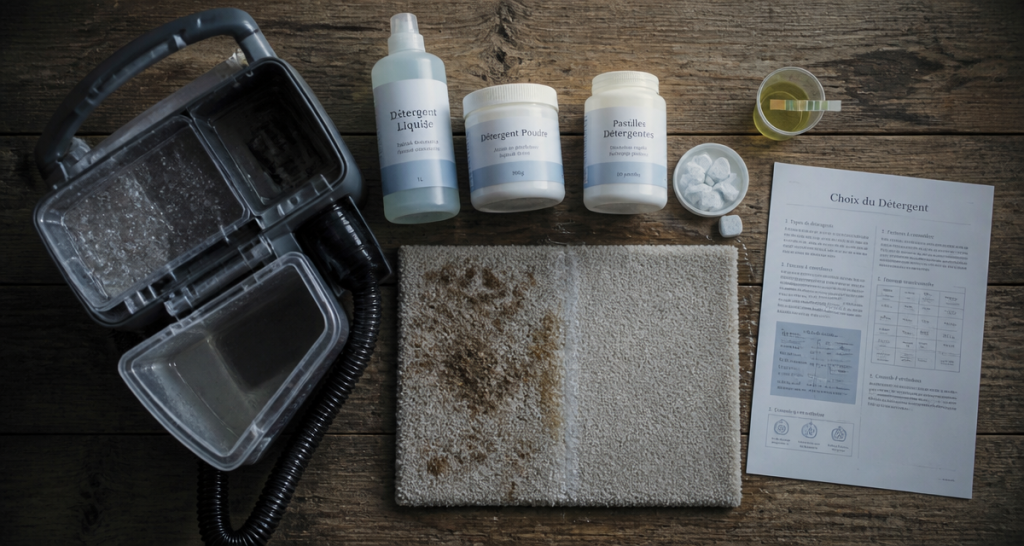 meilleur produit pour injecteur extracteur, flacons et injecteur sur table
