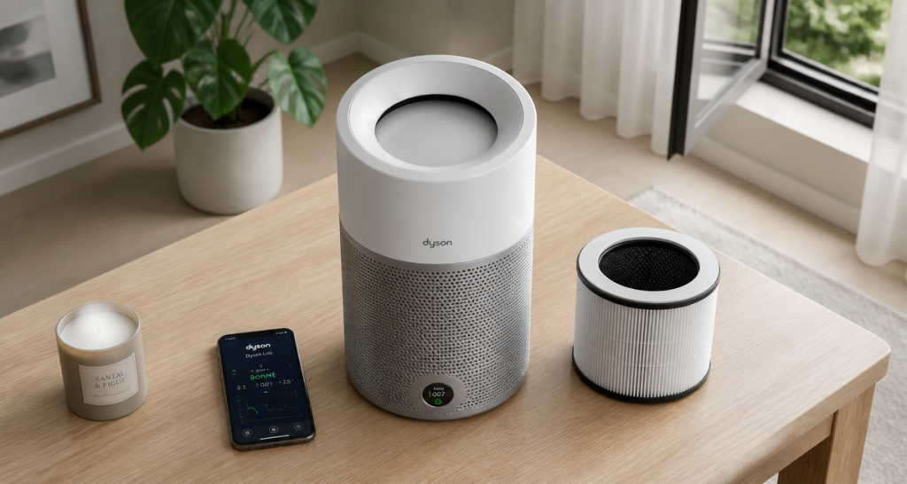 purificateur d air dyson avis sur table design