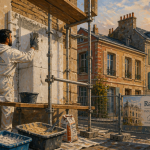Ravalement ITE sur façade immeuble ancien