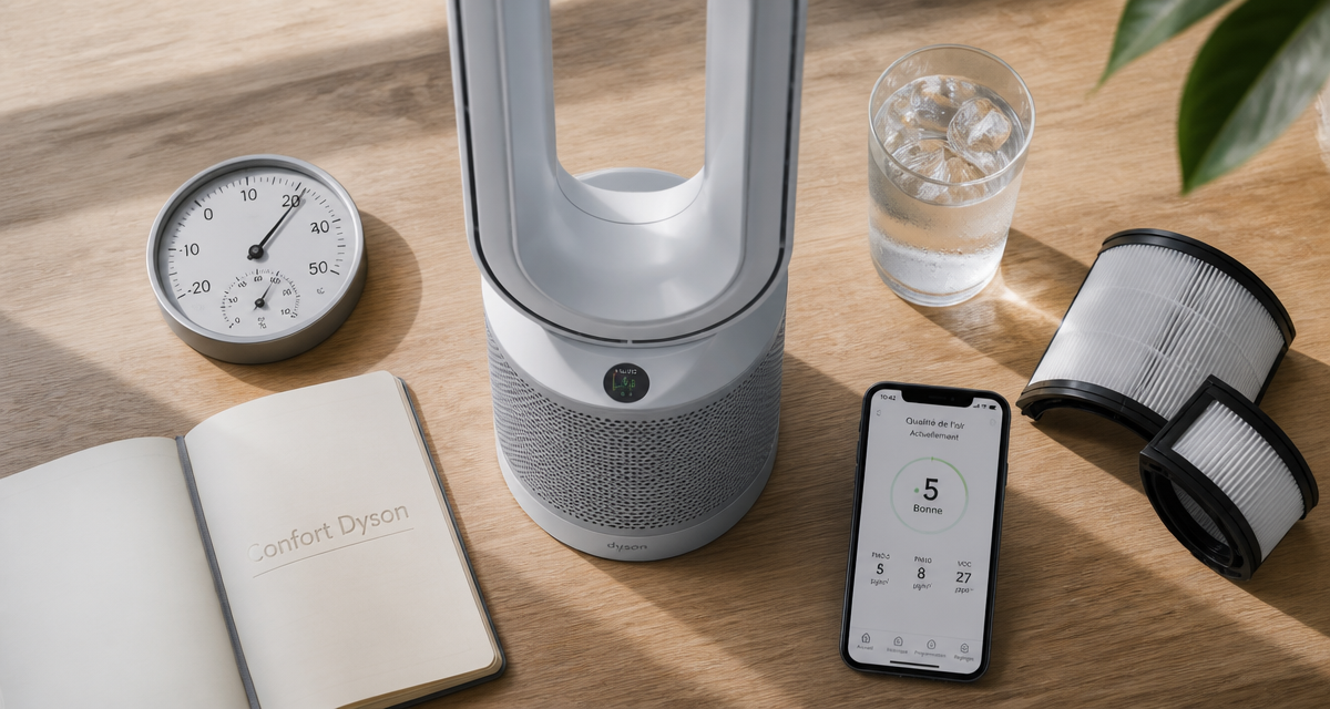 Climatiseur Dyson froid avis, ventilateur sans pales et accessoires