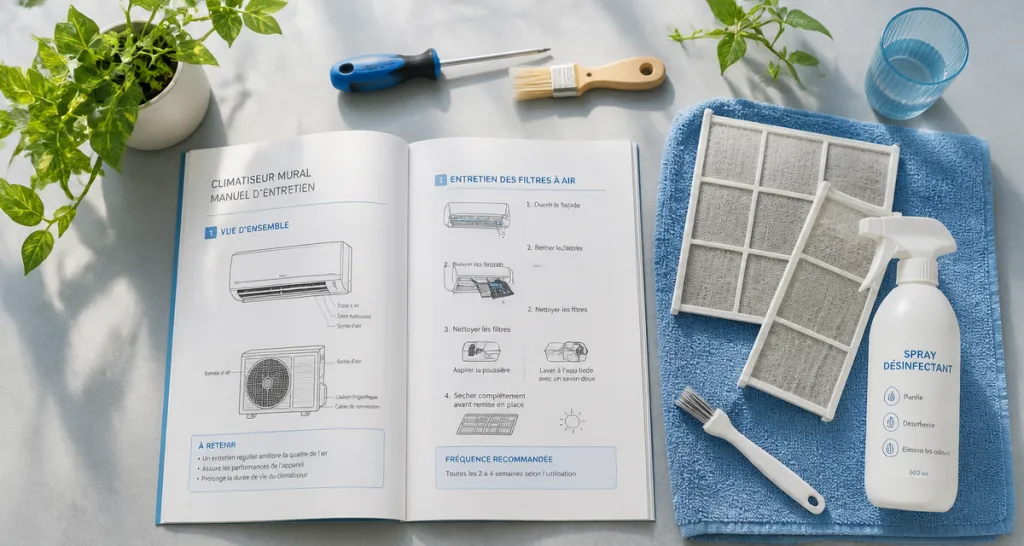 climatiseur nettoyage outils et filtres