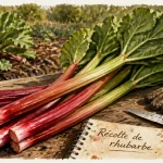 Quand récolter la rhubarbe : tiges mûres, récolte au jardin