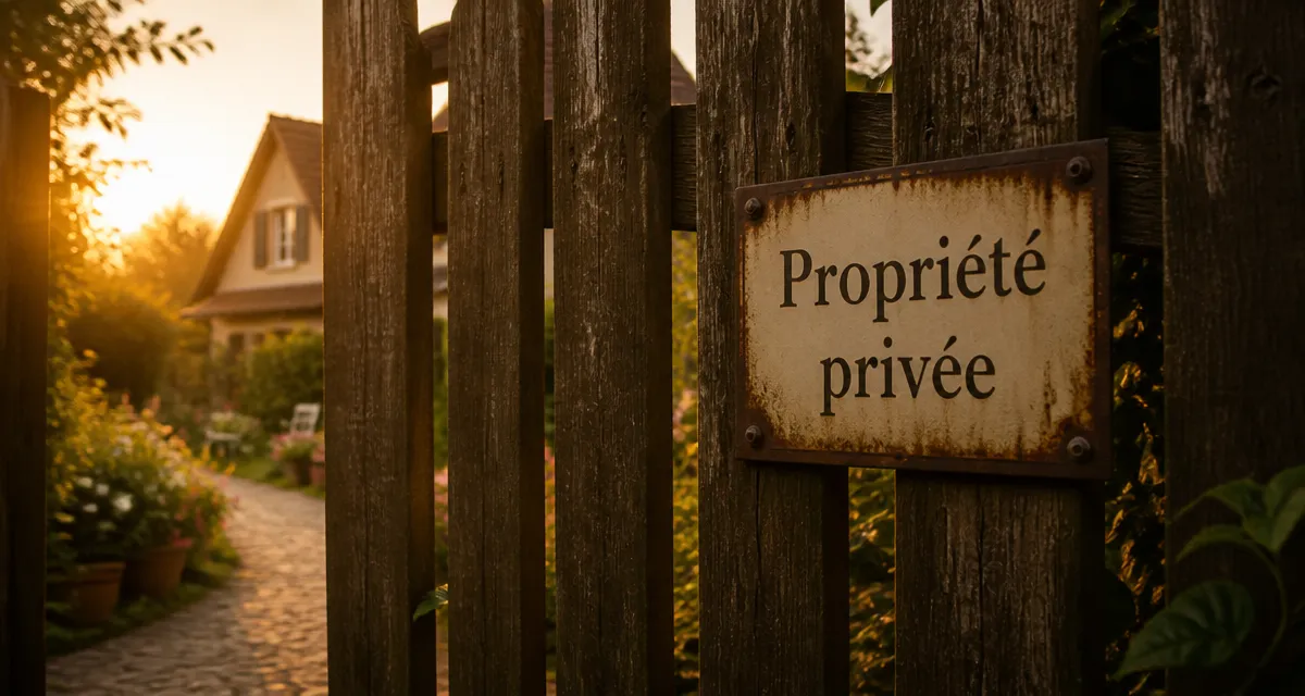 violation de domicile jardin clôture privée