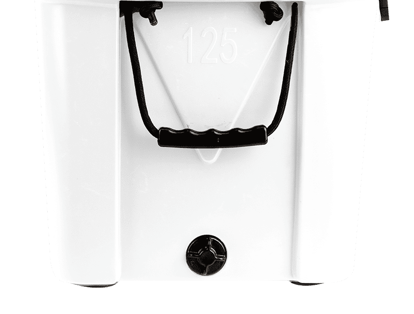 white ranger 125 side view with handle and plug
