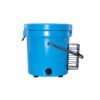 bait bucket blue side view