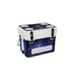 top and side view cruiser cooler with flag top and stars print