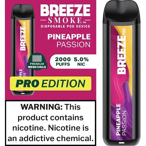 BREEZE PRO 2000 PINEAPPLE PASSION 10CT