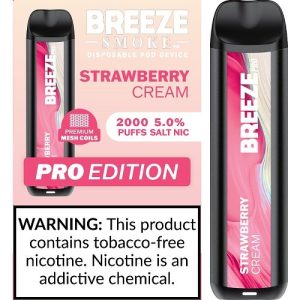 BREEZE PRO 2000 STRAWBERRY CREAM 10CT
