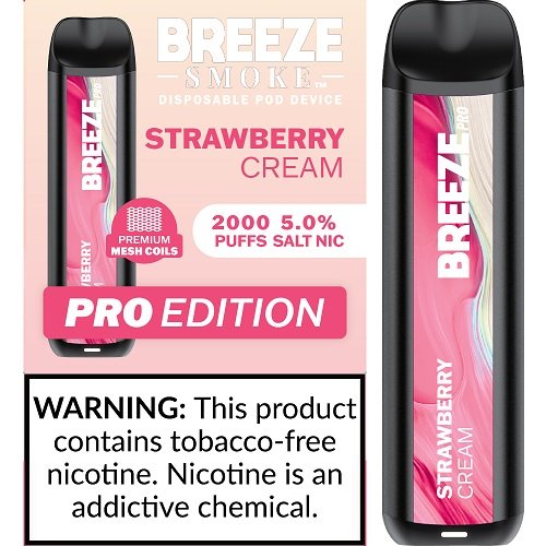 BREEZE PRO 2000 STRAWBERRY CREAM 10CT