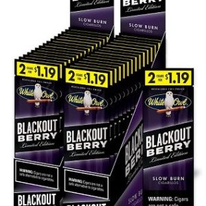 WHITE OWL CIGARELLO BLACKOUT BERRY 2/1.19C 30CT