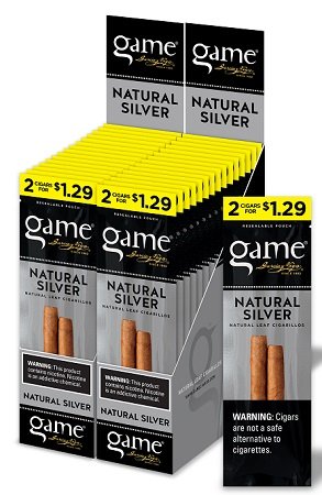 GAME CIGARELLO SILVER 1.29 2PK