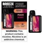 BREEZE PRIME 6000 PEACH BERRY 5CT