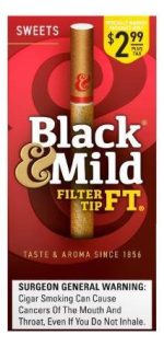 BLACK AND MILD FT SWEETS 2.99