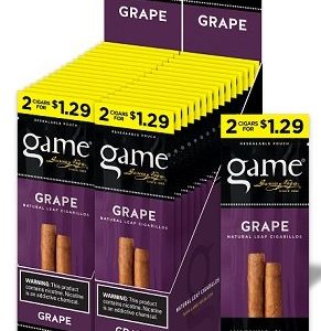 GAME CIGARELLO GRAPE 1.29 2PK