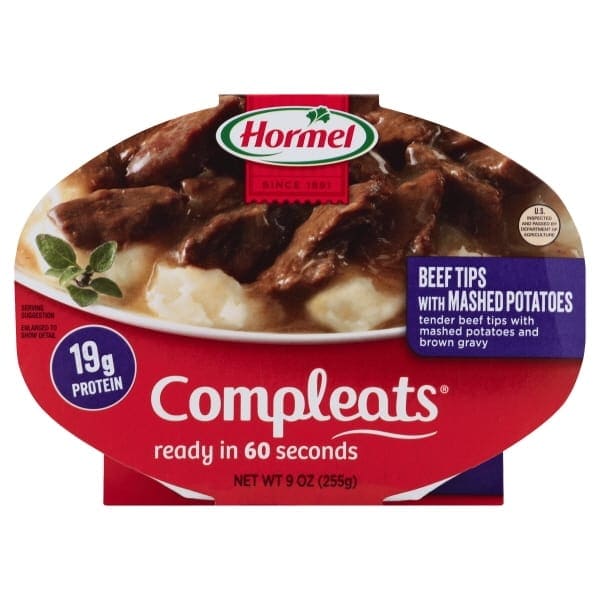 COMPLEATS BEEF STEAK TIPS