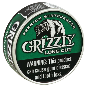 GRIZZLY WINTERGREEN LONG CUT 5PK