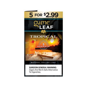 GAME LEAF 5PK TROPICAL 2.99