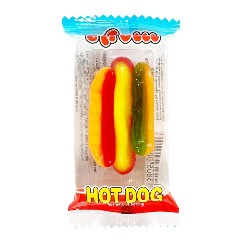 EFRUTTI GUMMI HOTDOG .25C 60CT