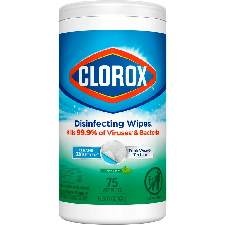 CLOROX WIPES FRESH SCENT