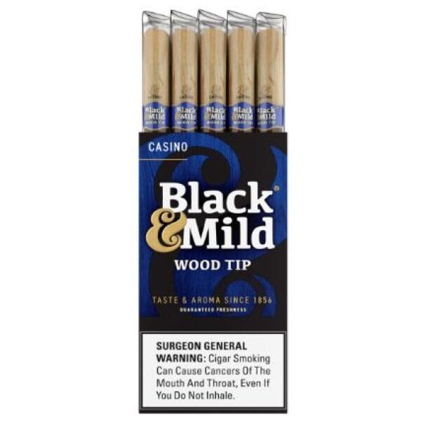 BLACK AND MILD SINGLE NICE PRICE CASINO WT 25CT