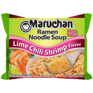 RAMEN NOODLES LIME SHRIMP 24CT