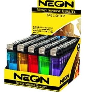 NEON CHEAP 2/1 LIGHTERS 50CT