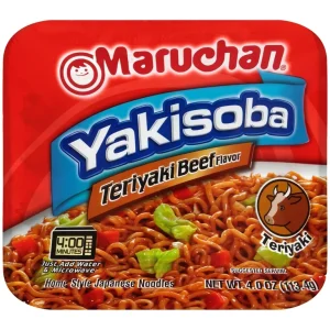 MARUCHAN YAKISOBA TERIYAKI BEEF 8CT