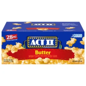 ACT II BUTTER POPCORN 28CT