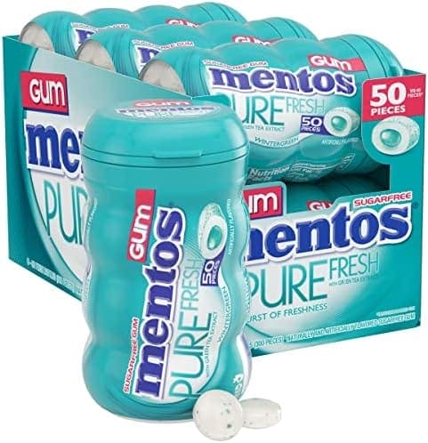 MENTOS GUM 6CT WINTERGREEN