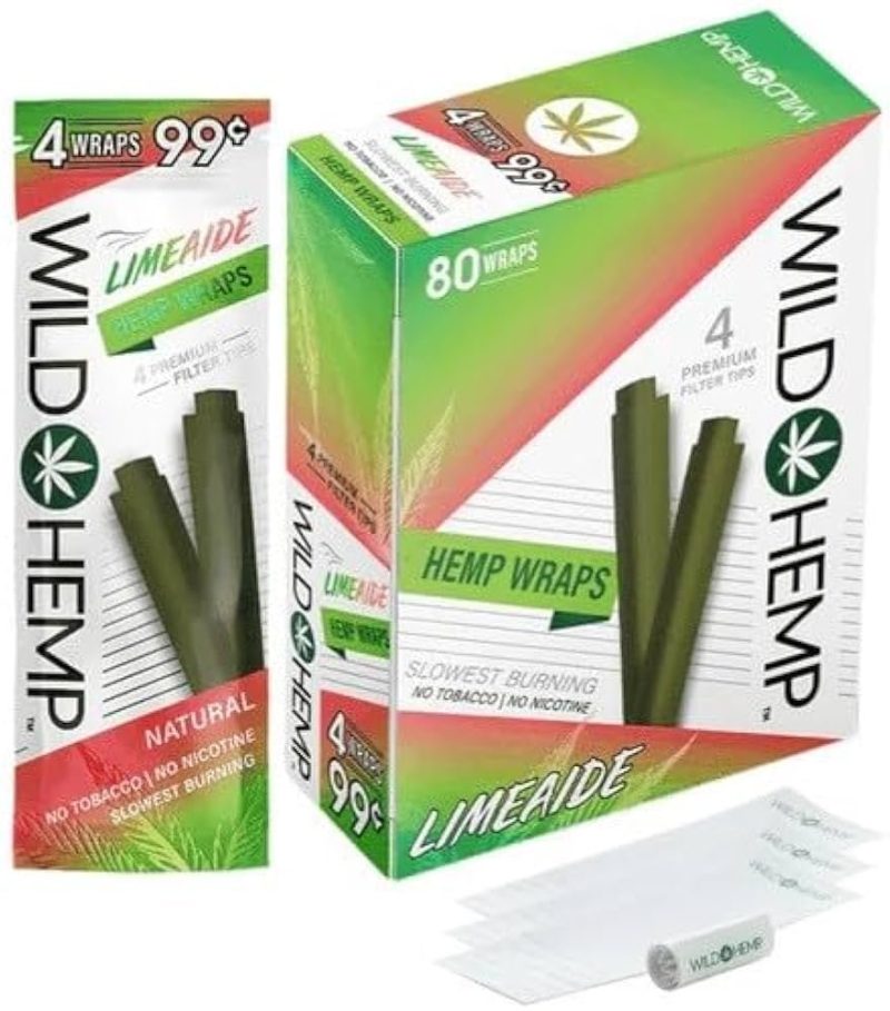 WILD HEMP 4/99 WRAPS LIMEAID