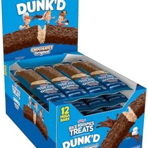 RICE KRISPIE TREATS DUNKED CHOCOLATEY