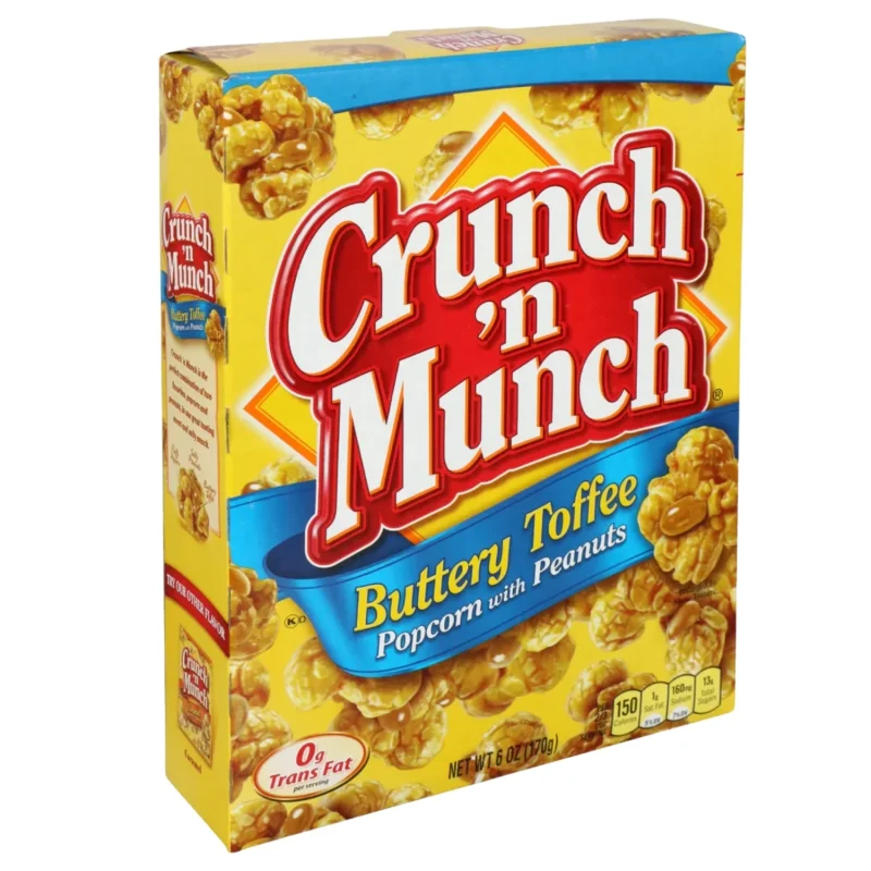 CRUNCH AND MUNCH TOFFEE BLUE BOX