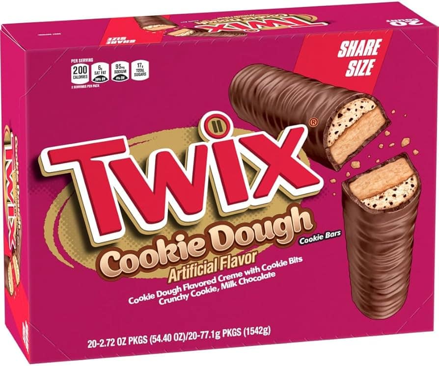 KING SIZE TWIX COOKIE DOUGH NEW 20CT