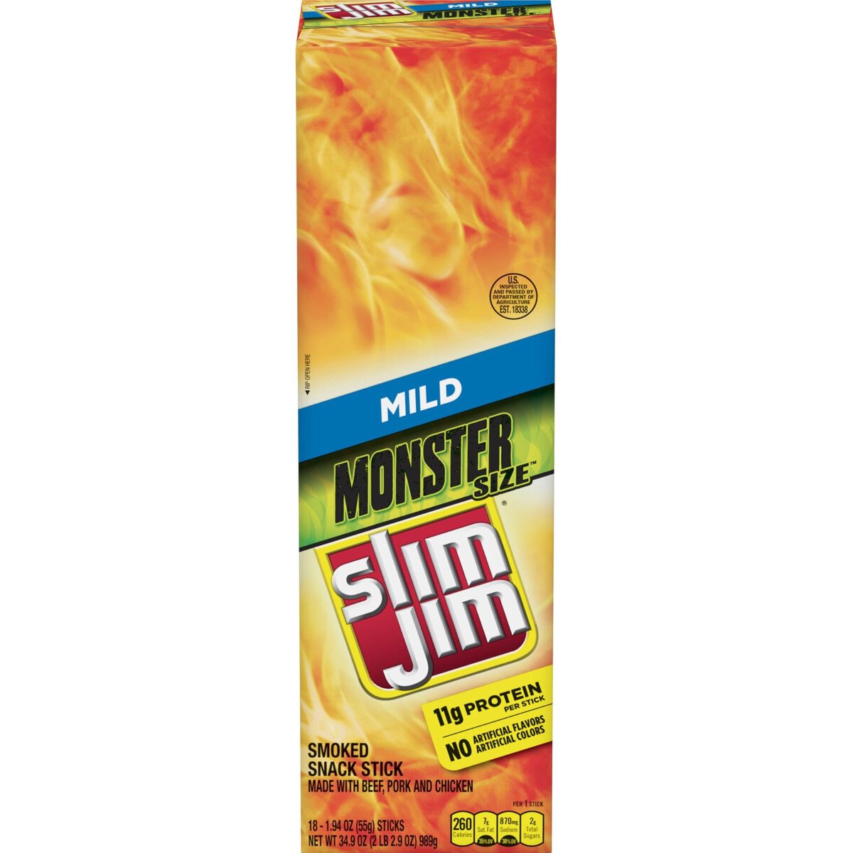 SLIM JIM MONSTER MILD 18CT