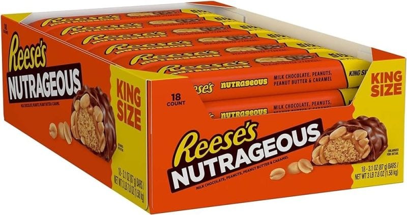 KING SIZE REESES NUTRAGEOUS 18CT