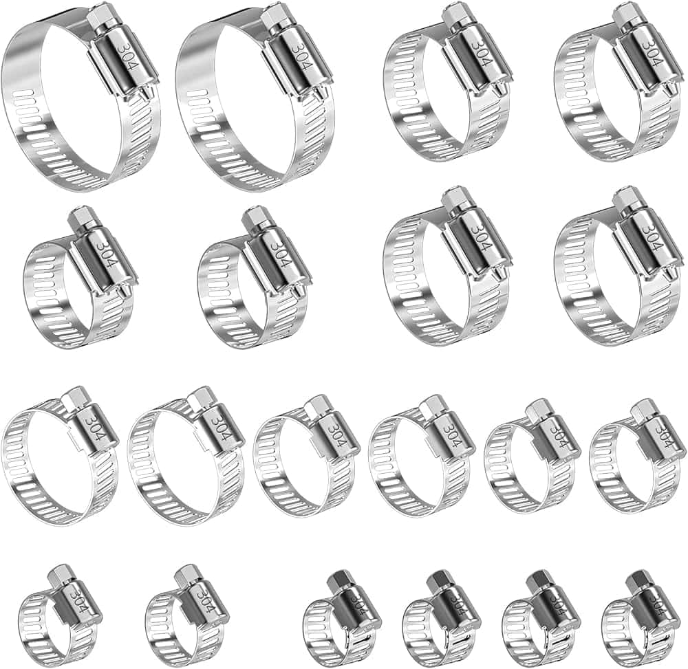 LA ASSORTTED HOSE CLAMPS