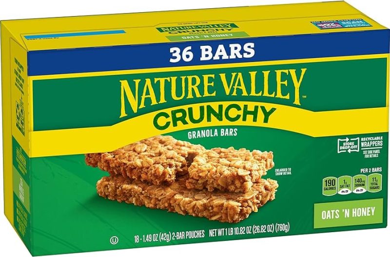 NATURE VALLEY OATS AND HONEY 18CT