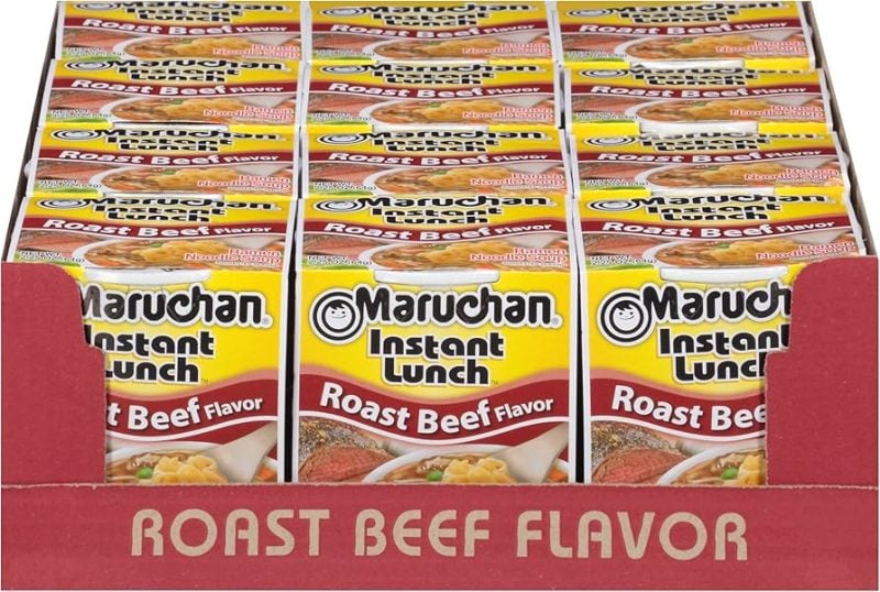 RAMEN CUP ROAST BEEF 12CT