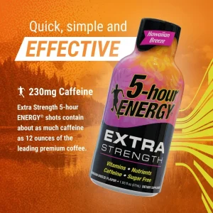 5 HOUR ENERGY EXTRA STRENGHT HAWAIIN BREEZE 12CT